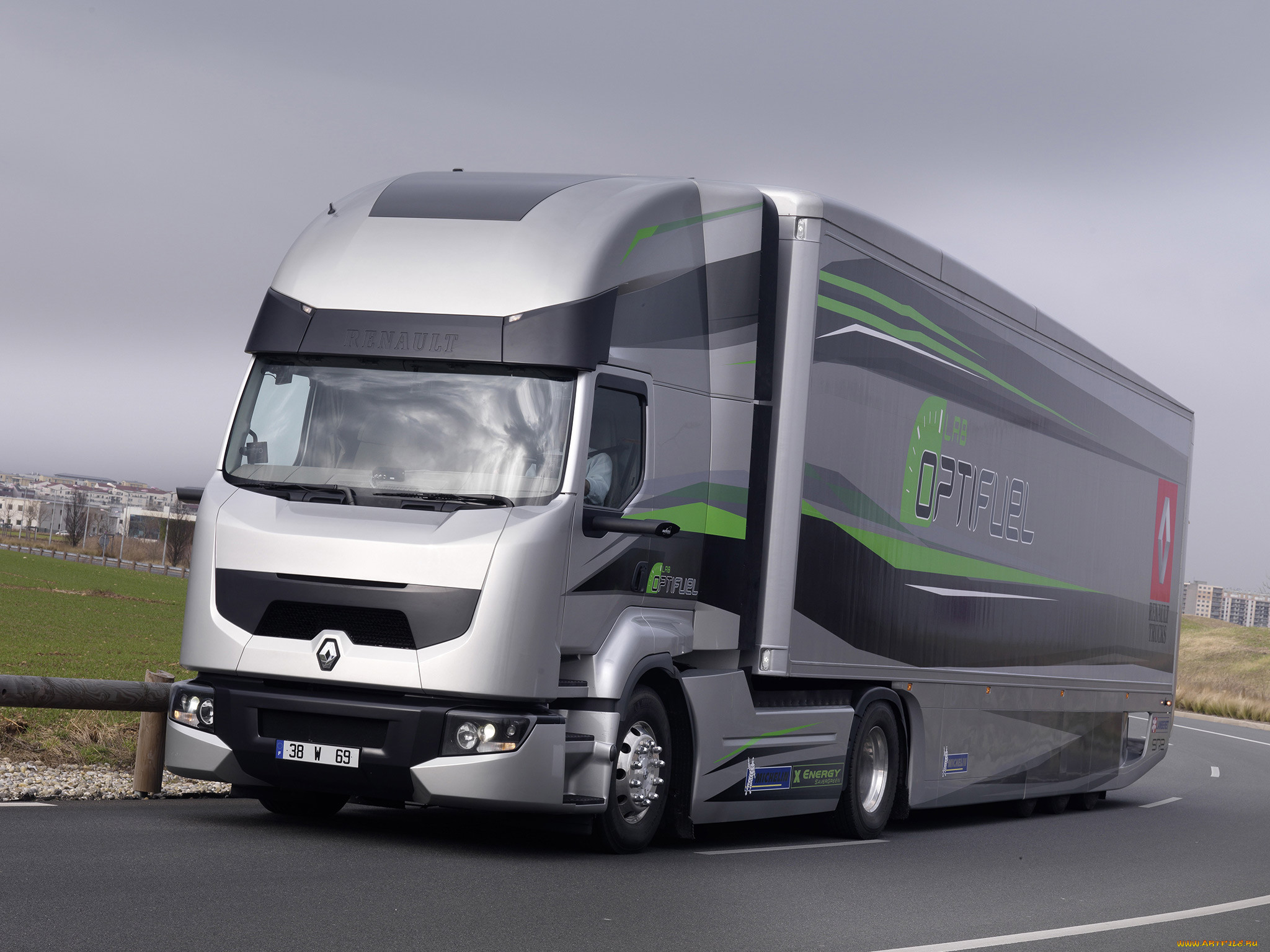 renault optifuel lab concept 2009, , renault trucks, lab, optifuel, renault, 2009, concept